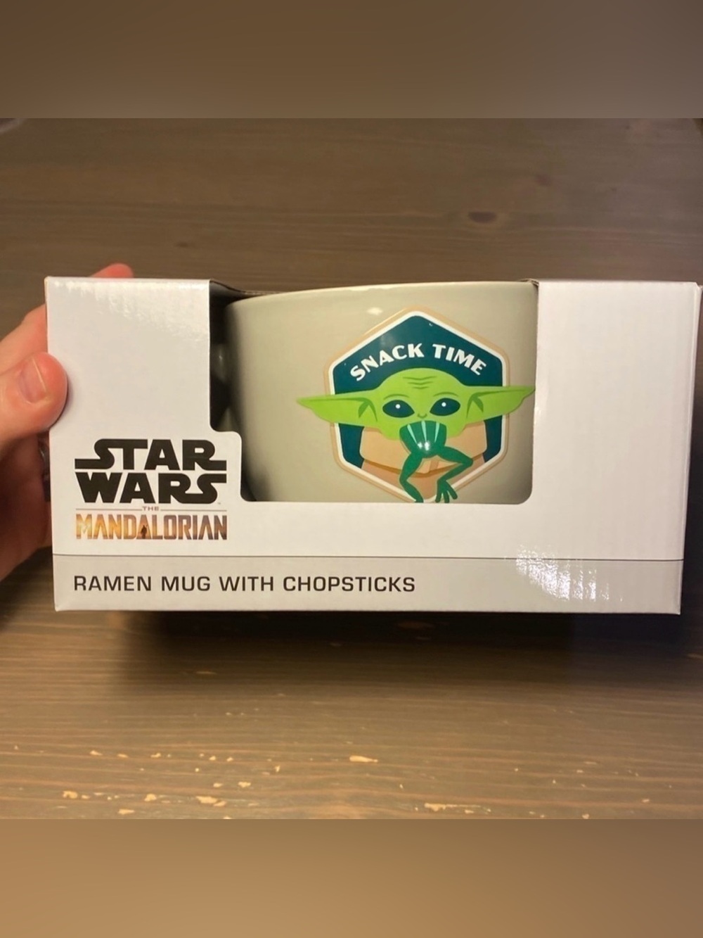 Star Wars Grogu Ramen Bowl Set with Chopsticks NIB Baby Yoda Snack Time Mug